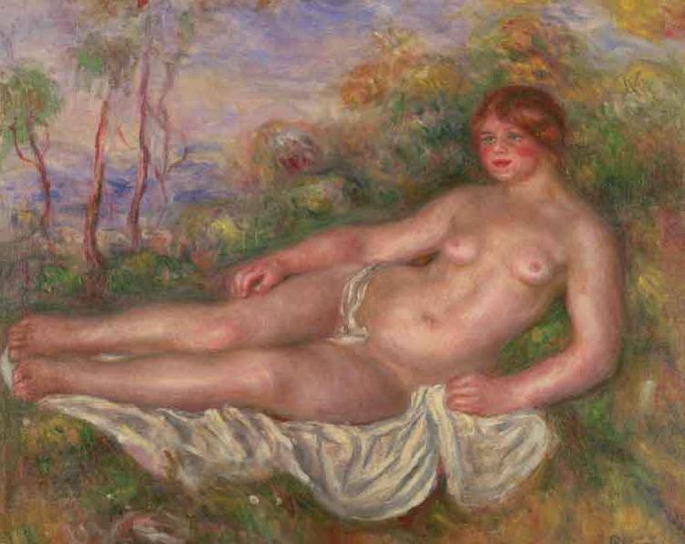 Pierre-Auguste Renoir Renoir Reclining Woman Bather China oil painting art